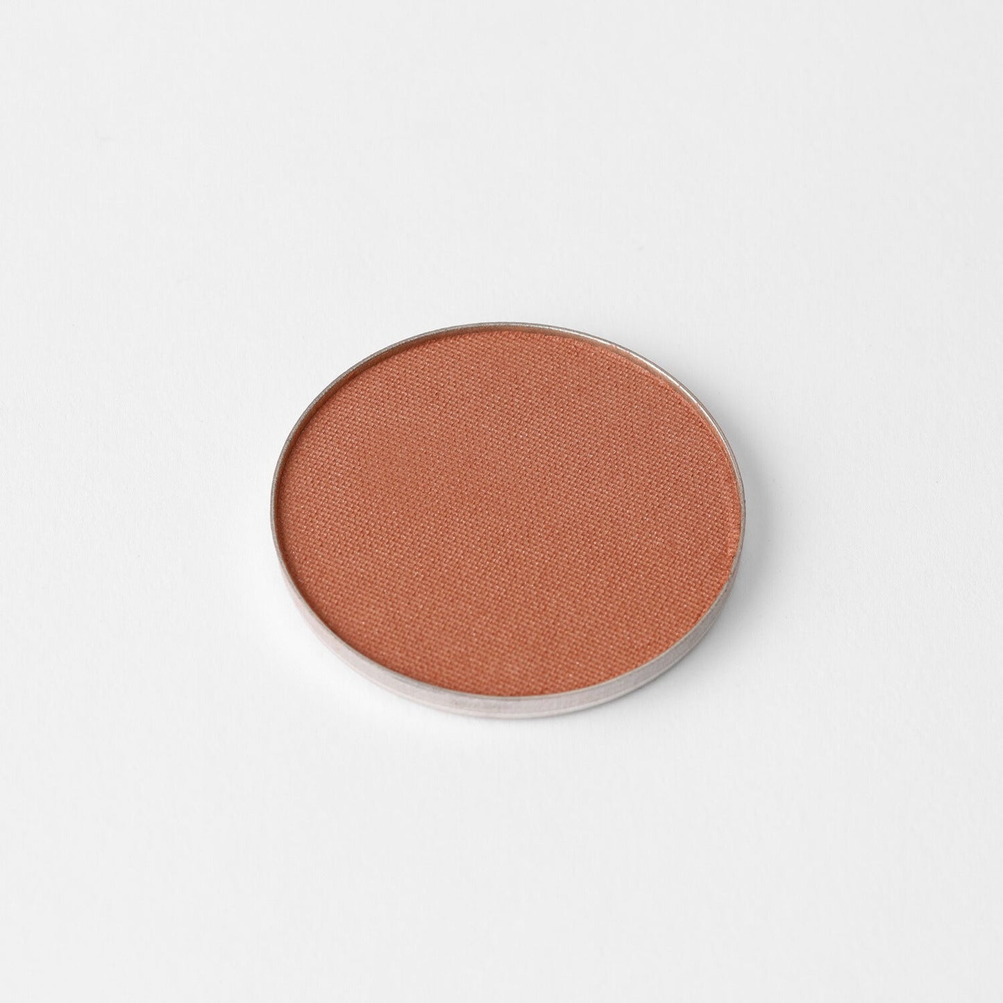 Vegan blush pan in a warm shade, perfect for any skin tone; fits into Large Magnetic Palette. Blush adds a pop of color.