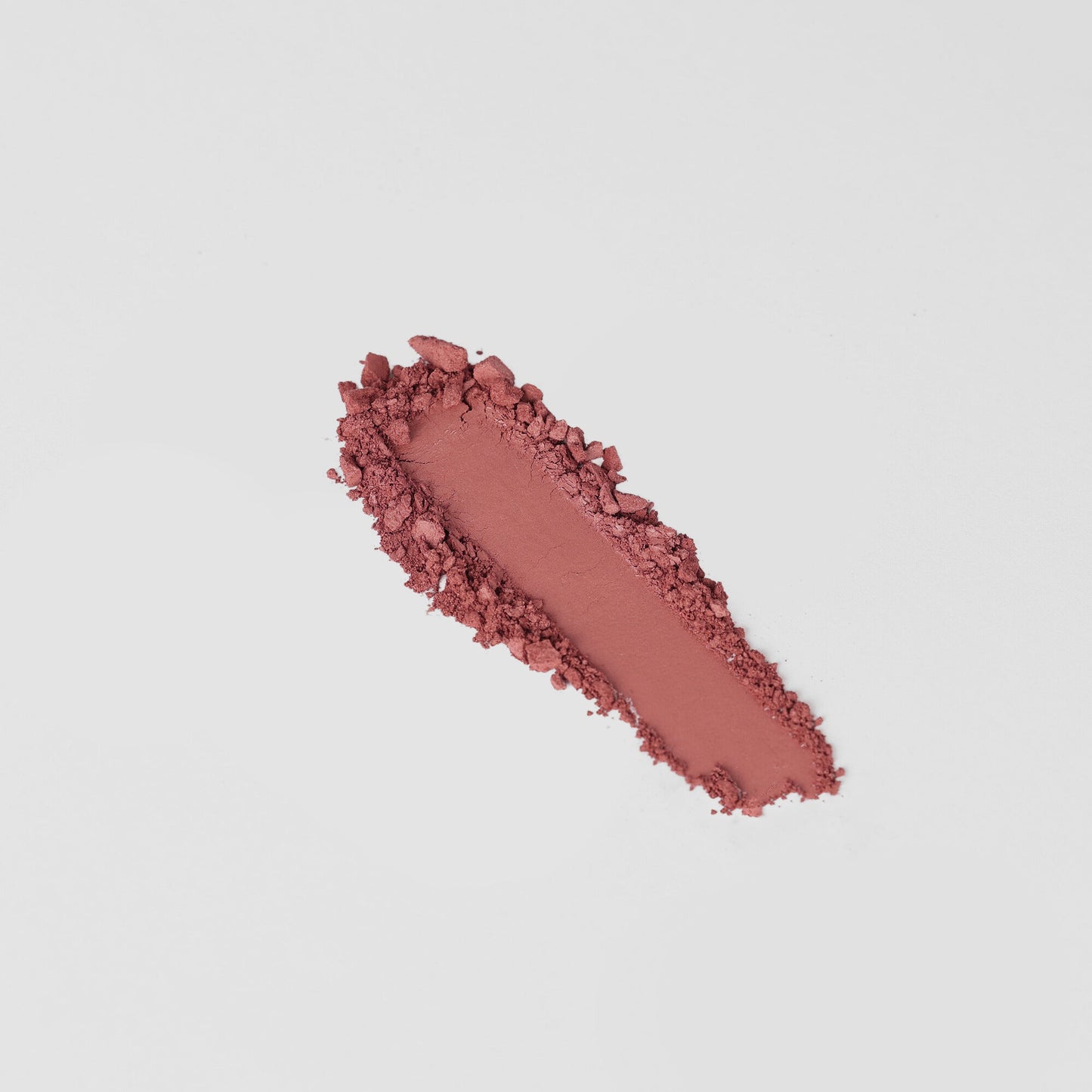 Blush vegan swatch in soft pink hue, blendable and buildable for any skin tone, perfect for Large or Small Magnetic Palette.