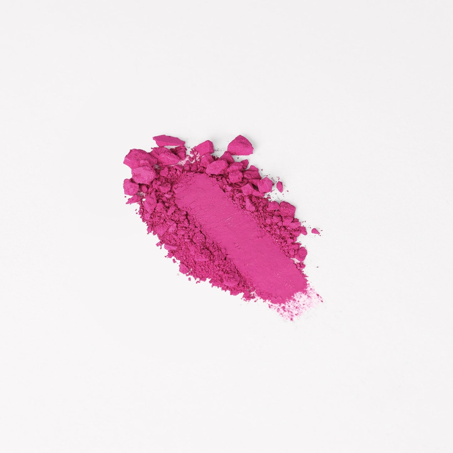 Vegan blush in bright pink shade, perfect for skin tone customization. Blendable and buildable formula. Easy to snap into any palette.