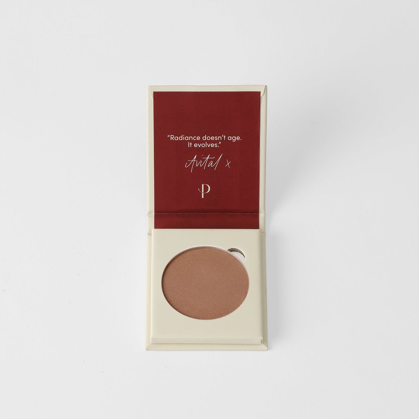 Bronzer in a compact packaging with rich matte shade, ideal for a natural sun-kissed glow and seamless fit into magnetic palettes.