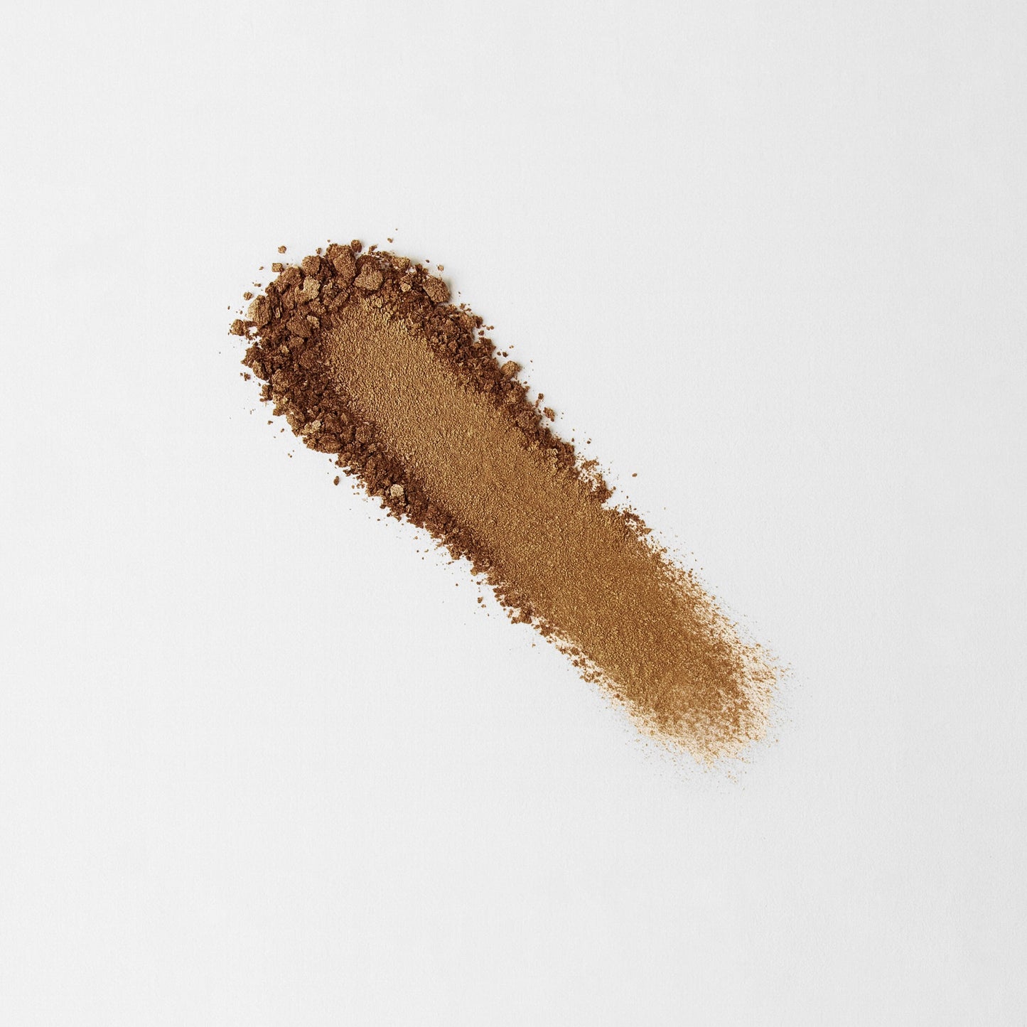 Glow Pressed Eyeshadow in rich vegan brown pigment, showcasing smooth texture for blending and layering, perfect for detailed eye makeup.