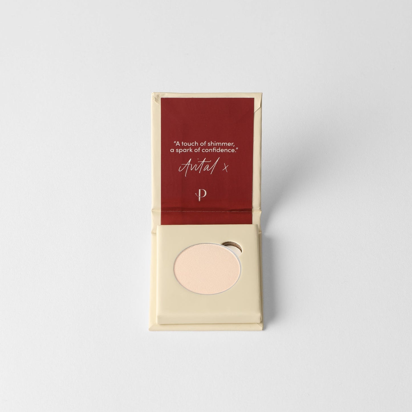 Glow Pressed Eyeshadow with subtle shimmer and vegan pigment