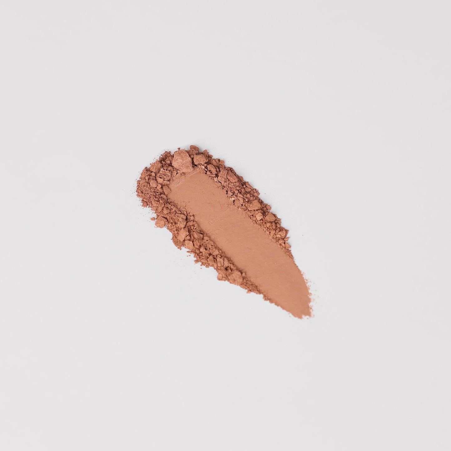 Glow Pressed Eyeshadow swatch showing rich, blendable vegan pigments with a soft, luminous finish. Ideal for building and defining.