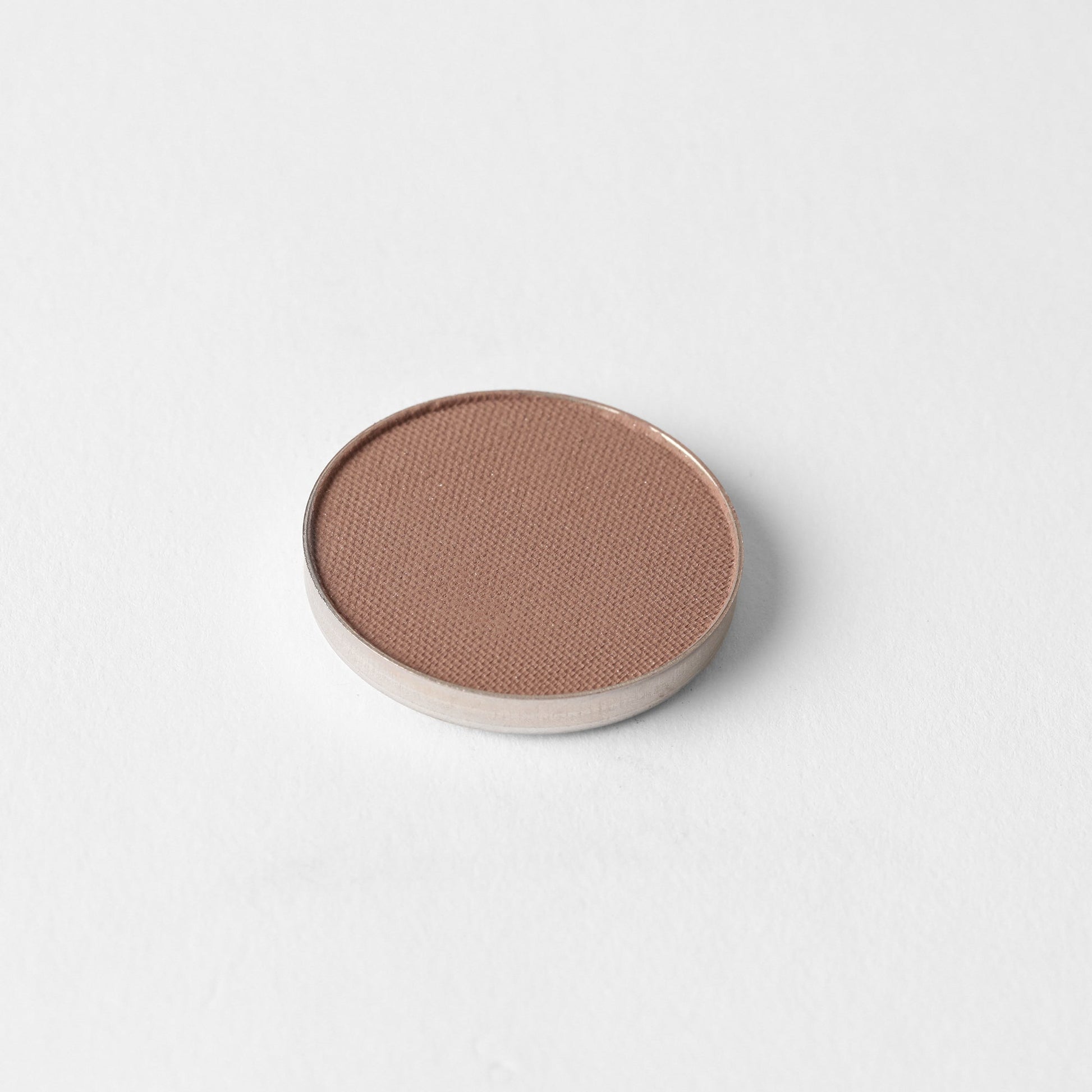 Matte Pressed Eyeshadow in pan, smooth and blendable vegan formula, snaps into magnetic palette, perfect for natural or defined looks.