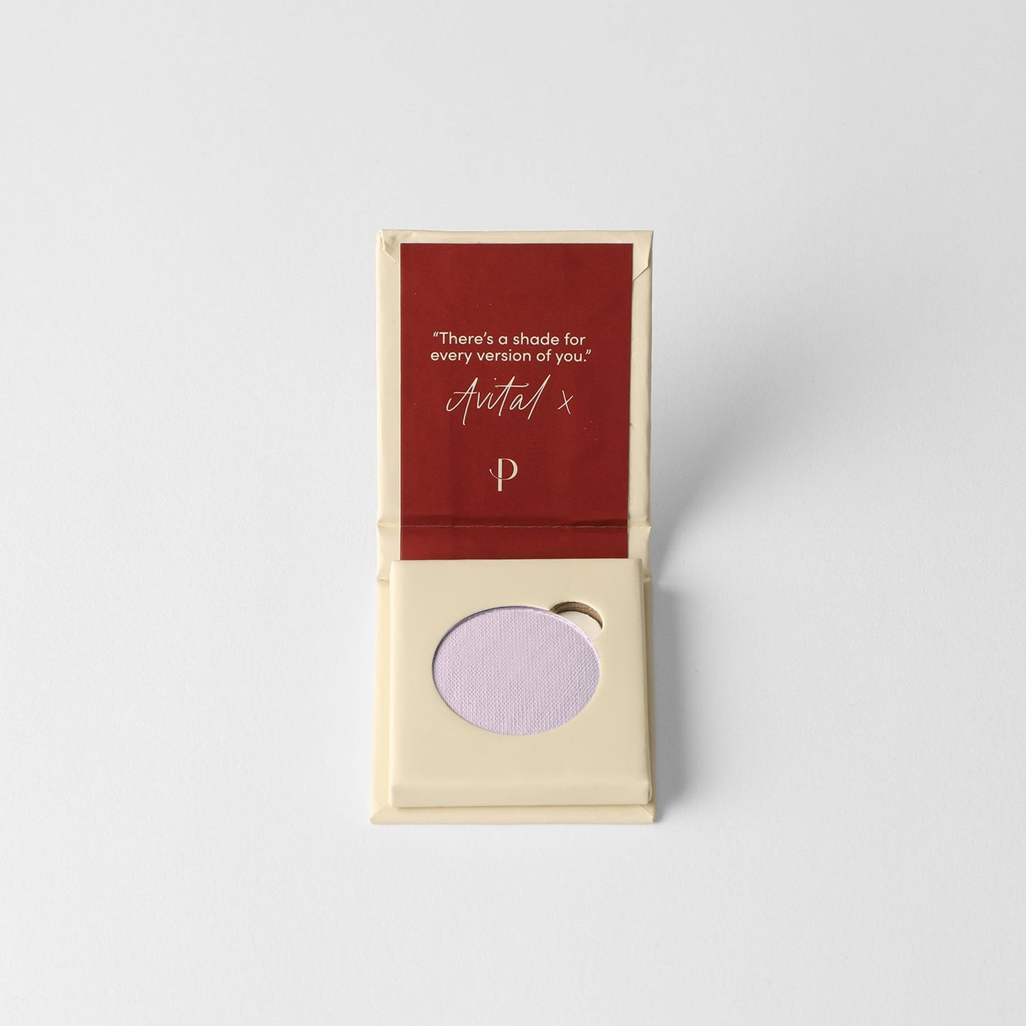 Compact with Matte Pressed Eyeshadow in a stylish case, featuring rich vegan pigments for blendable, crease-free application.