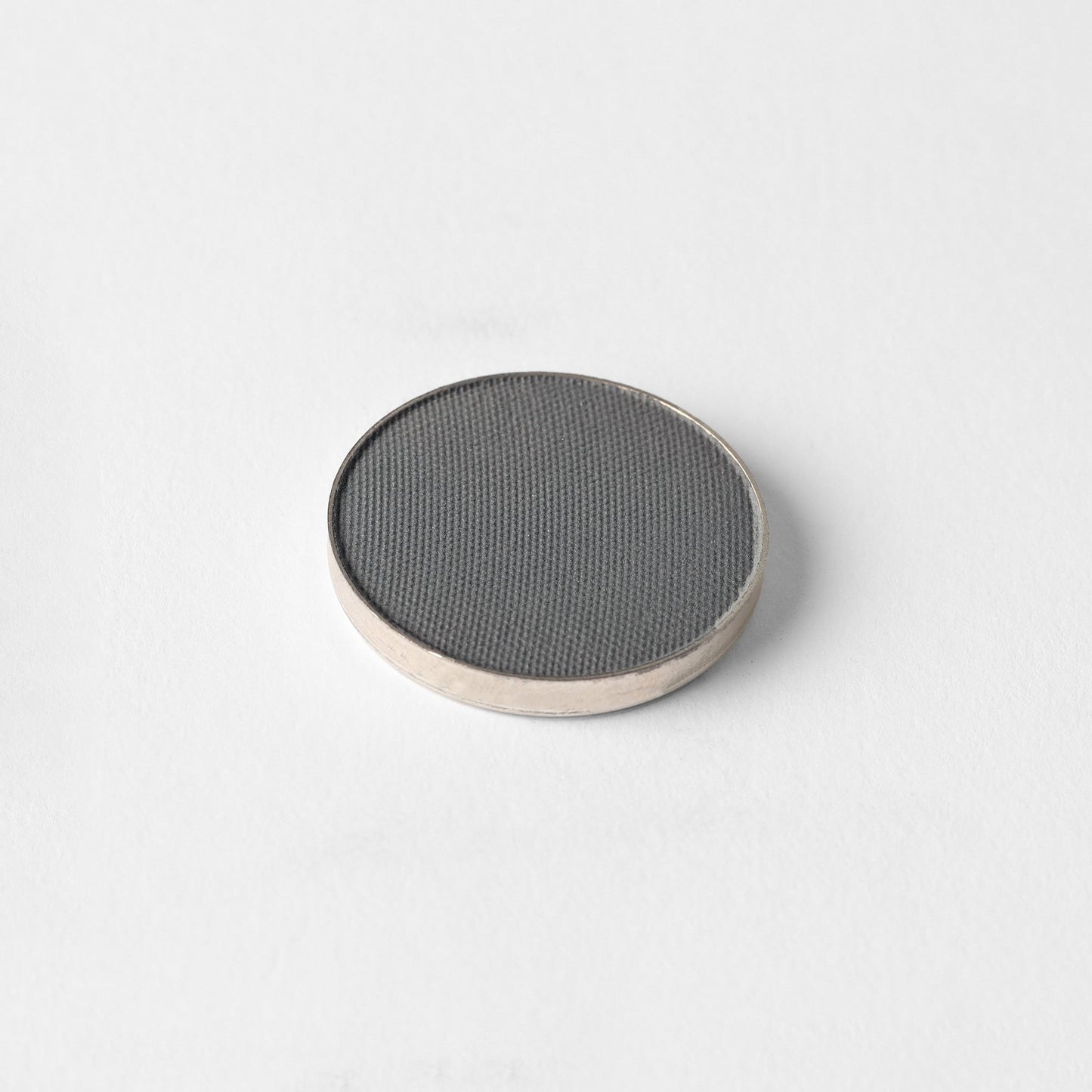 Matte Pressed Eyeshadow in gray, rich vegan pigments for smooth and versatile application; fits magnetic palettes.