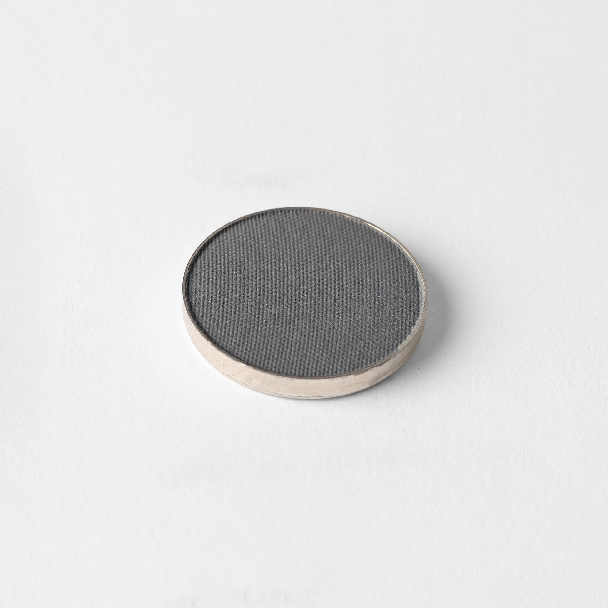 Matte Pressed Eyeshadow in gray, rich vegan pigments for smooth and versatile application; fits magnetic palettes.