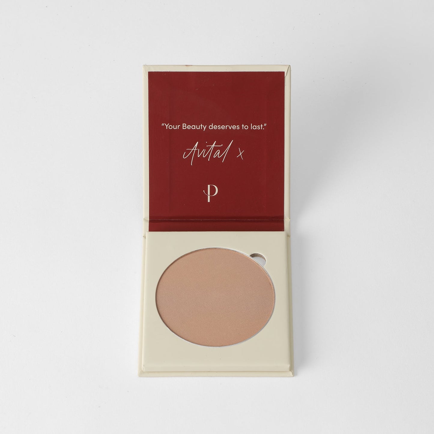 Face Powder in compact case, vegan pressed powder for long-lasting coverage, compatible with Large or Small Magnetic Palette.