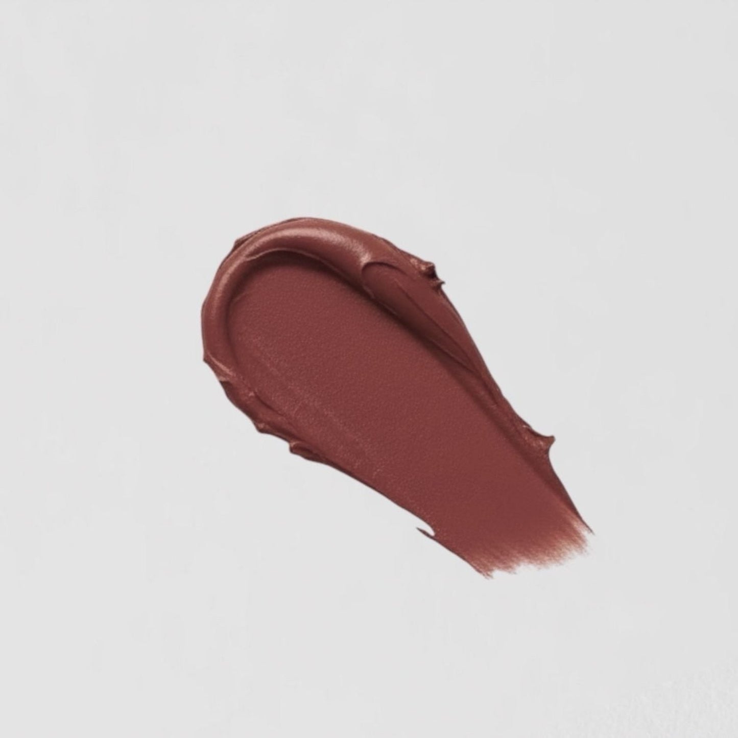 Lip Stain swatch showing vegan, velvety-soft texture with matte finish and skin benefits