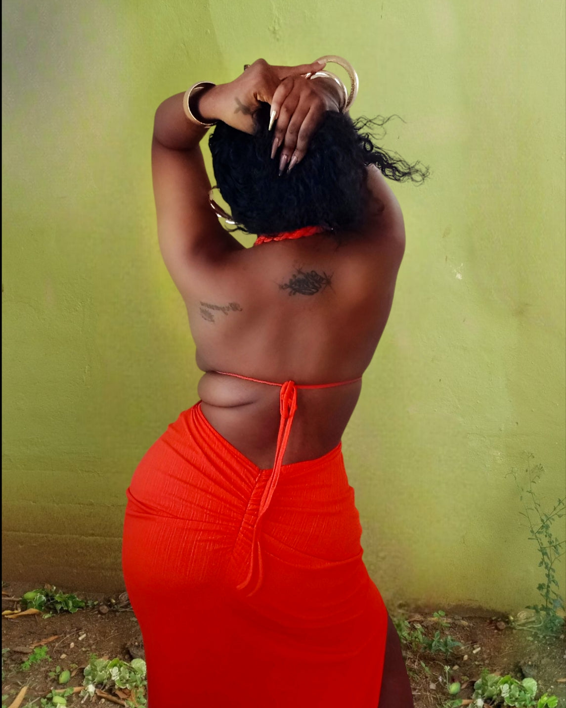 TIED TO TEMPTATION | HALTER DRESS