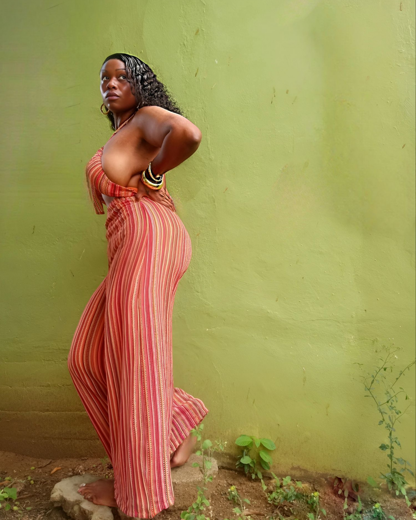 ISLAND HEAT | HALTER JUMPSUIT