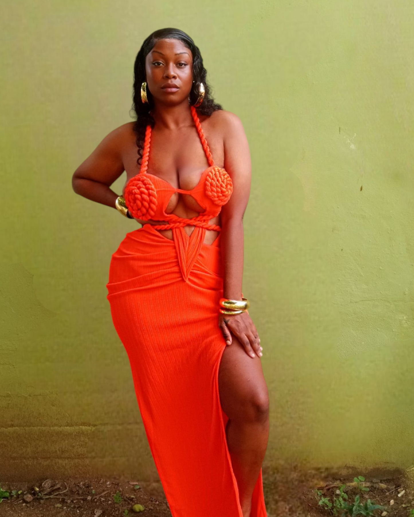 TIED TO TEMPTATION | HALTER DRESS