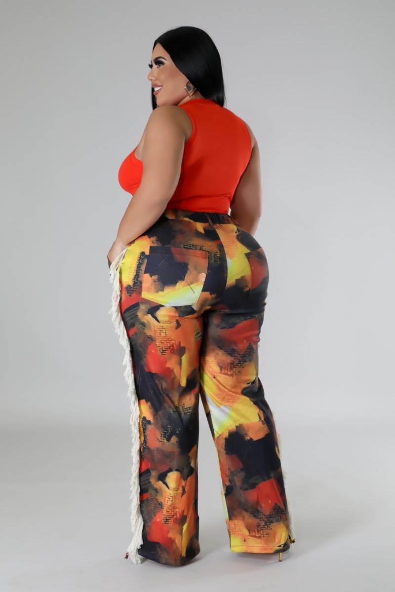 HOT IN HERE| FRINGE PANTS