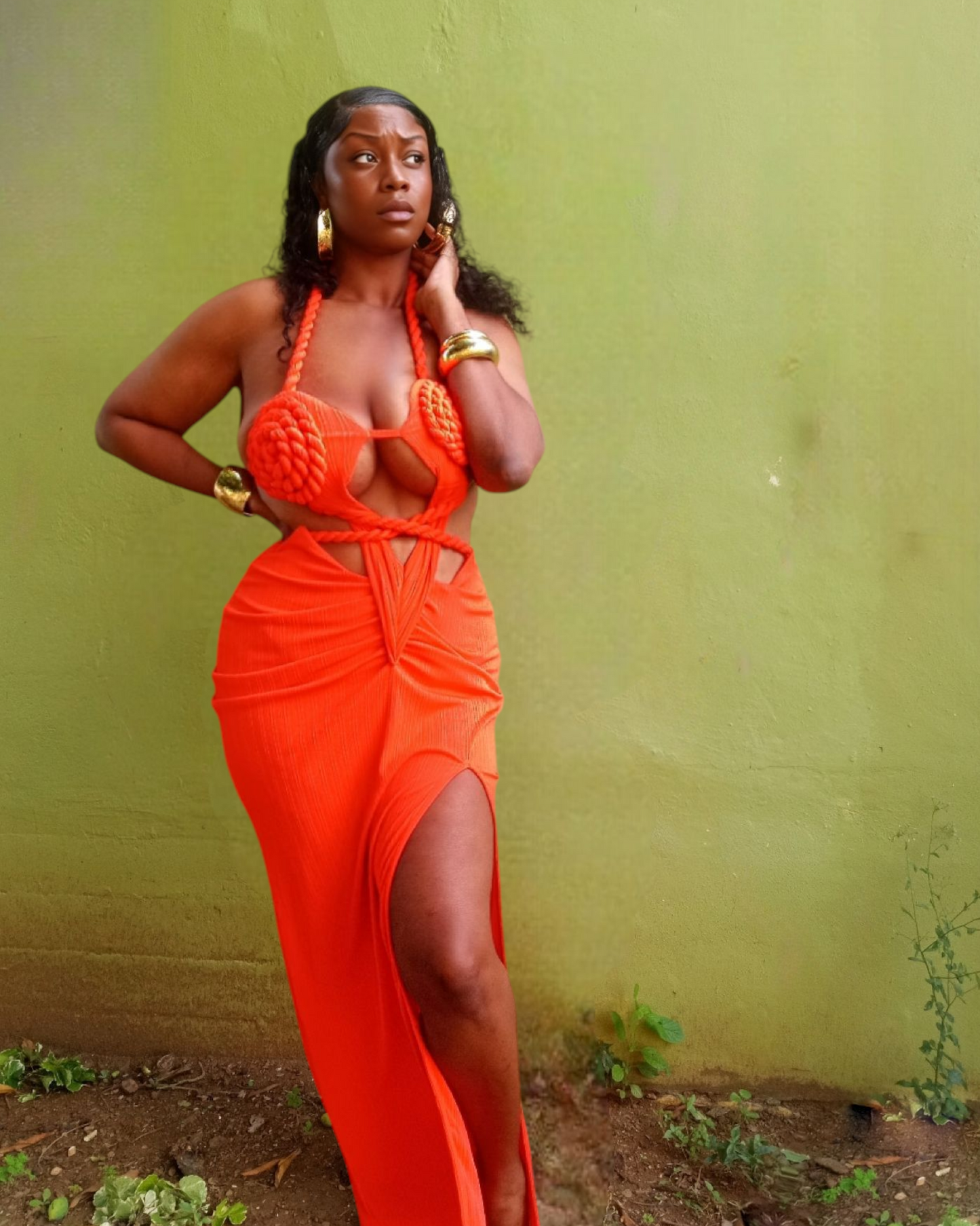 TIED TO TEMPTATION | HALTER DRESS