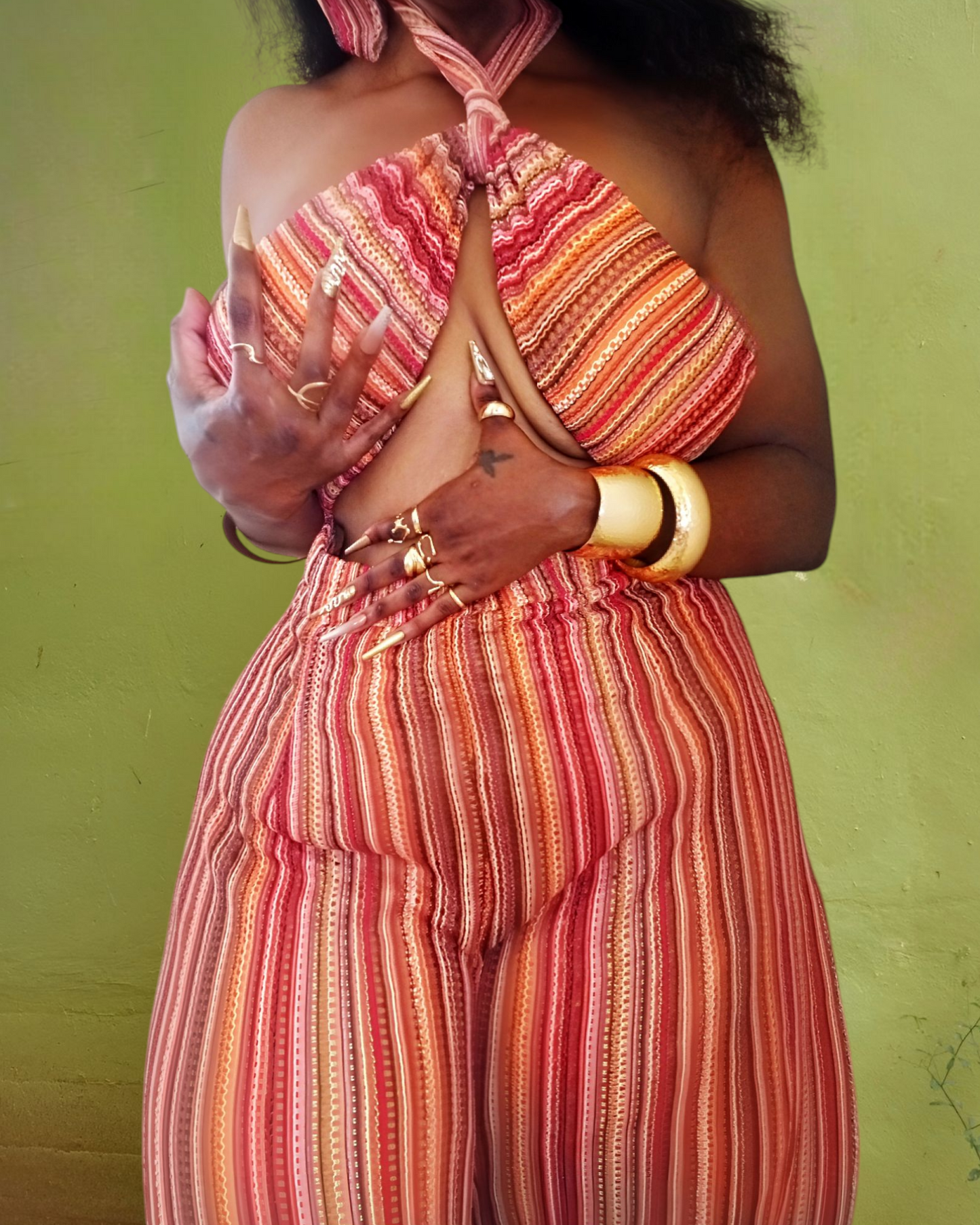 ISLAND HEAT | HALTER JUMPSUIT