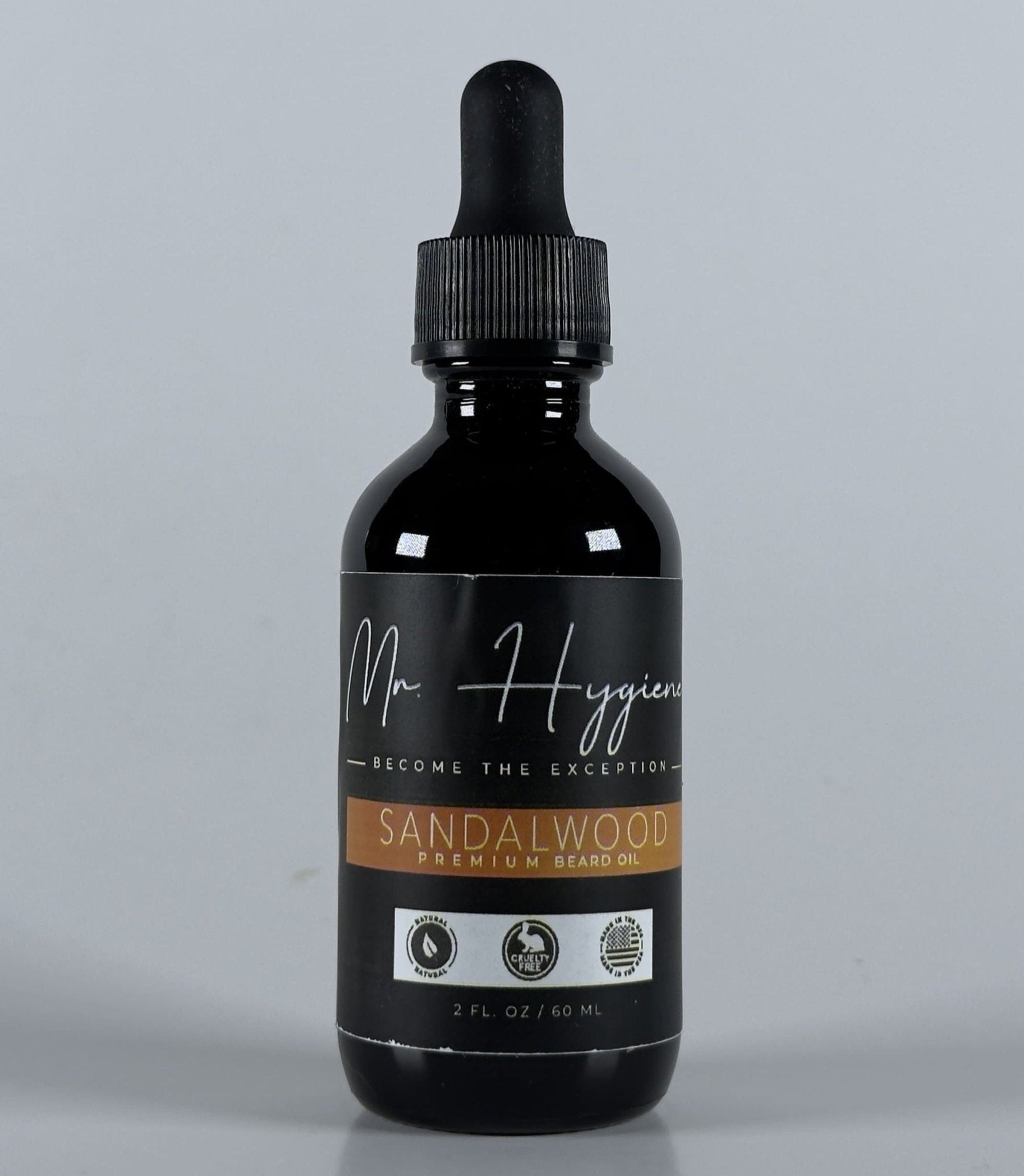 Sandalwood Beard Oil for Men – Smooth, Bold & Clean, premium grooming product with hydrating and nourishing properties, 2 fl oz bottle.