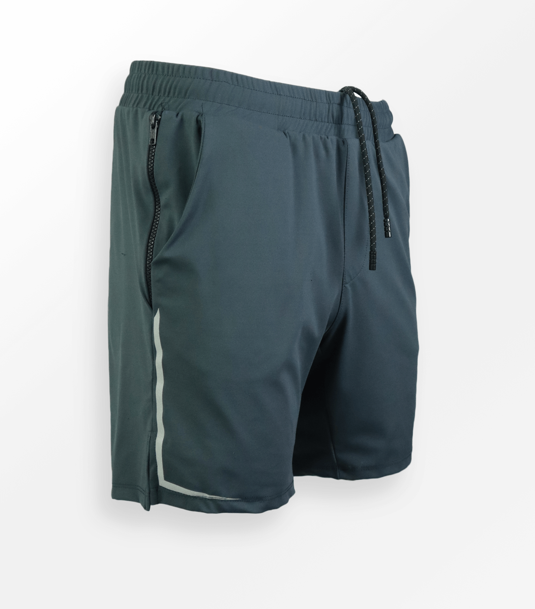 Dominate Training Shorts front view sustainable Rpet Poly athletic performance shorts