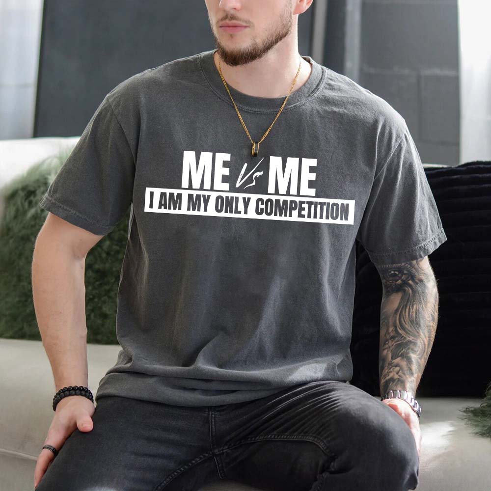 Me vs Me Unisex T-Shirt – Motivational Self-Discipline Tee