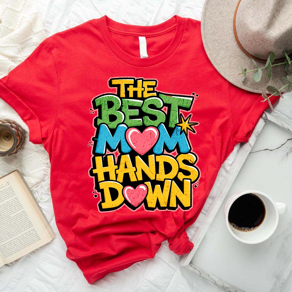 Best Mom Hands Down Shirts – Cute & Trendy Mother’s Day Gift Tees