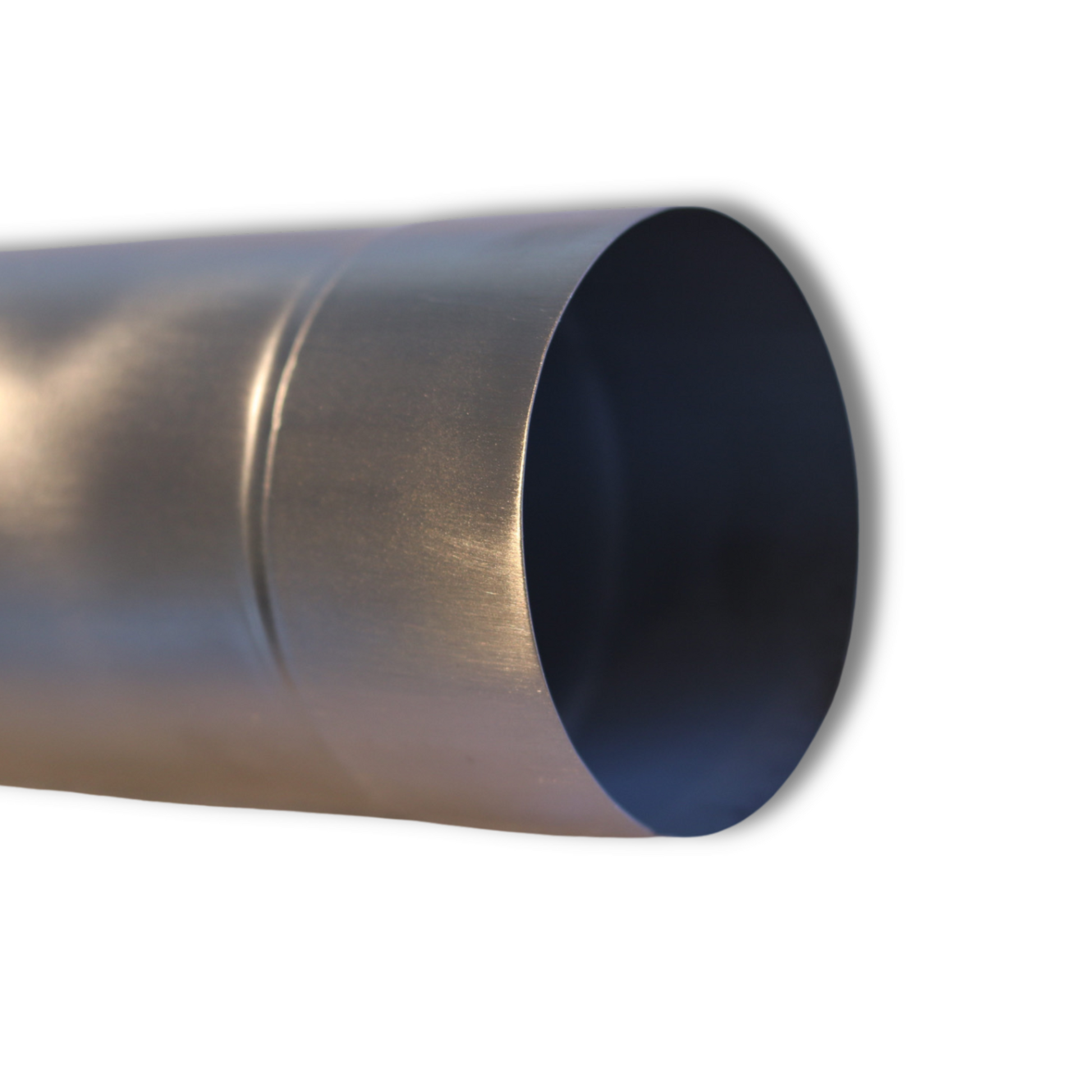 Sauna Stove Chimney Pipe | 3.5" extra chimney pipe for enhanced sauna draft and height extension