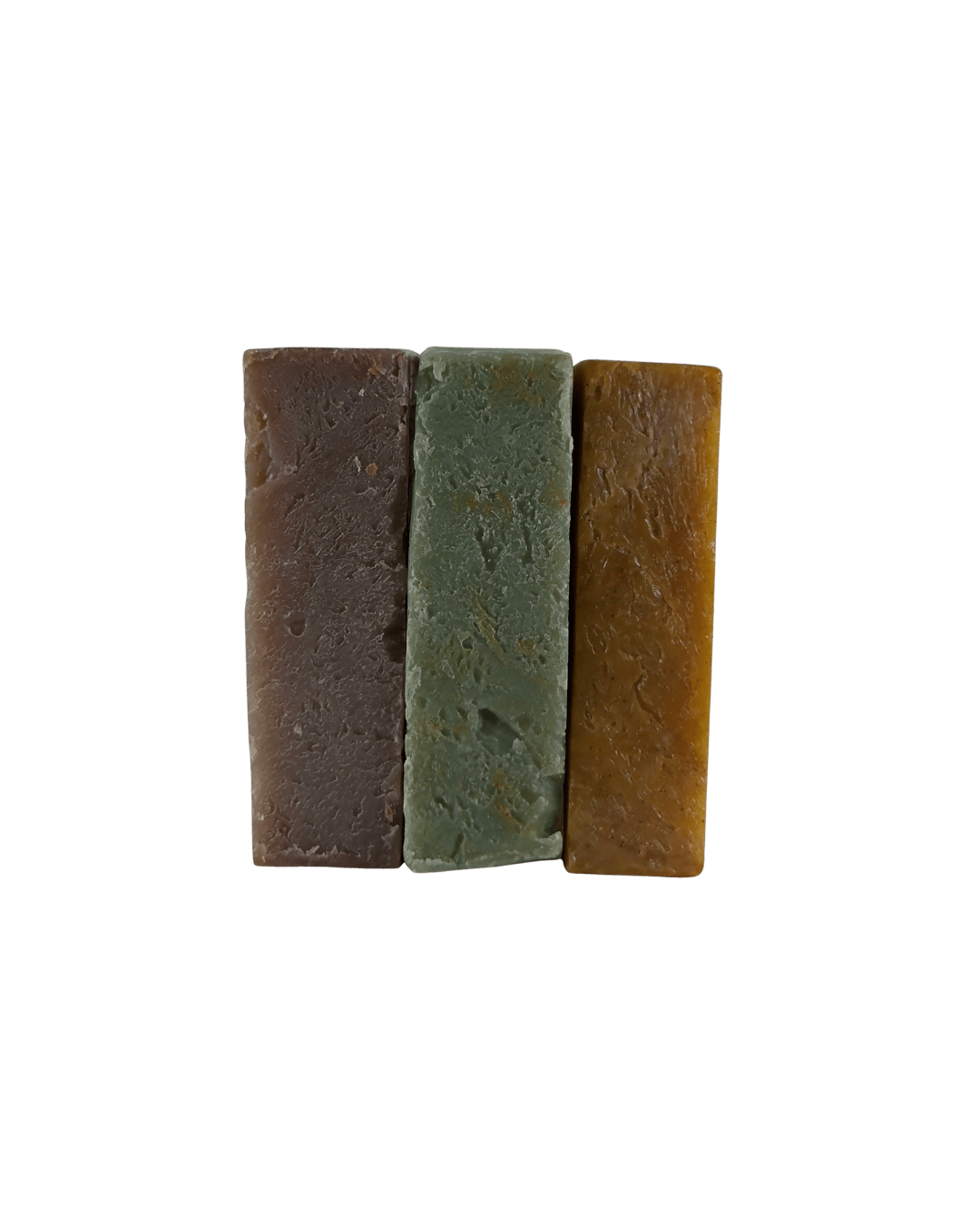 The Soap Box Bundle – Signature Scents for Men featuring three natural bar soaps: Sandalwood, Bay Rum, and Nature’s Breeze.