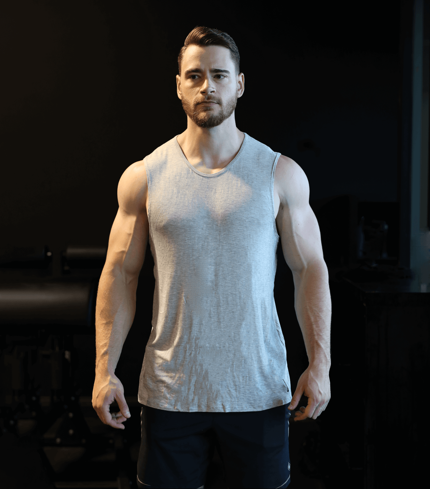 Bamboo Aerotech Tank – Heather Grey by Bamtech