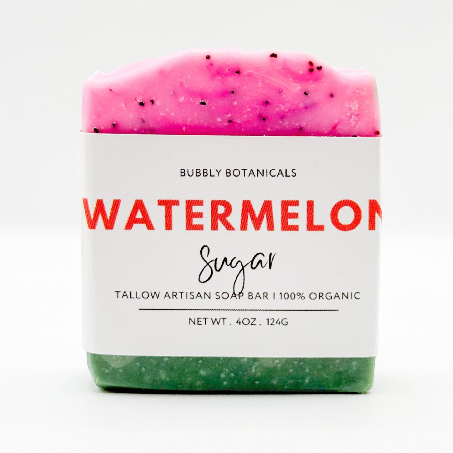 Handcrafted Tallow Soap - Watermelon Sugar | Sweet Fruity Scent