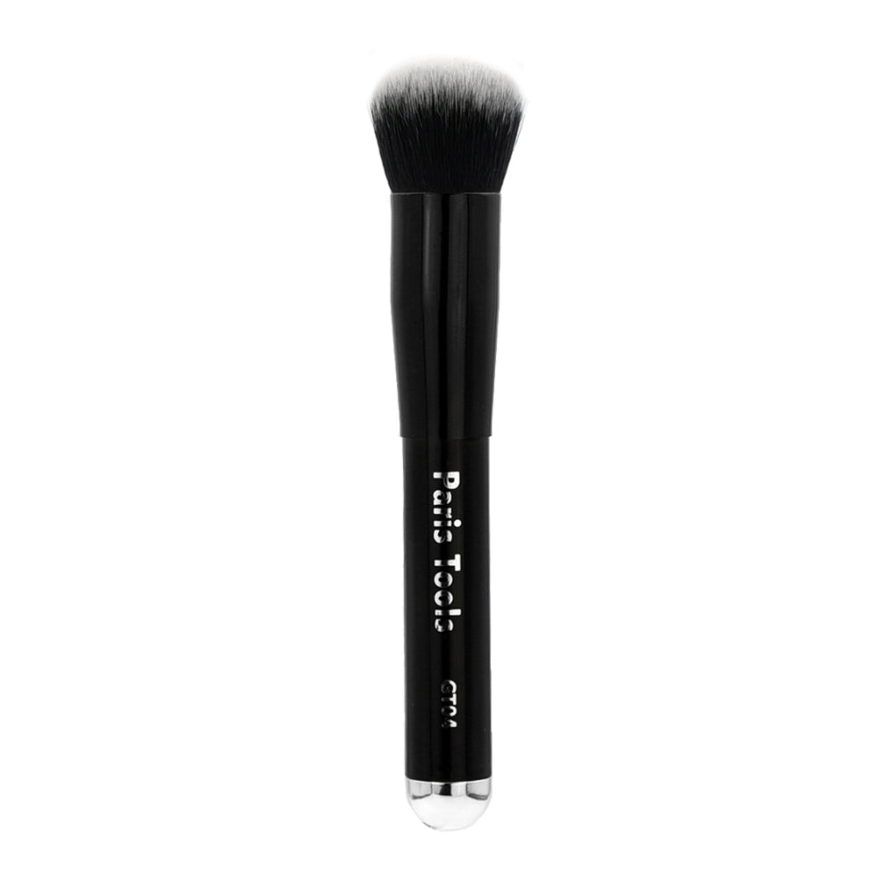 Round Buffer Brush - GT04, 100% synthetic, vegan brush for full foundation coverage