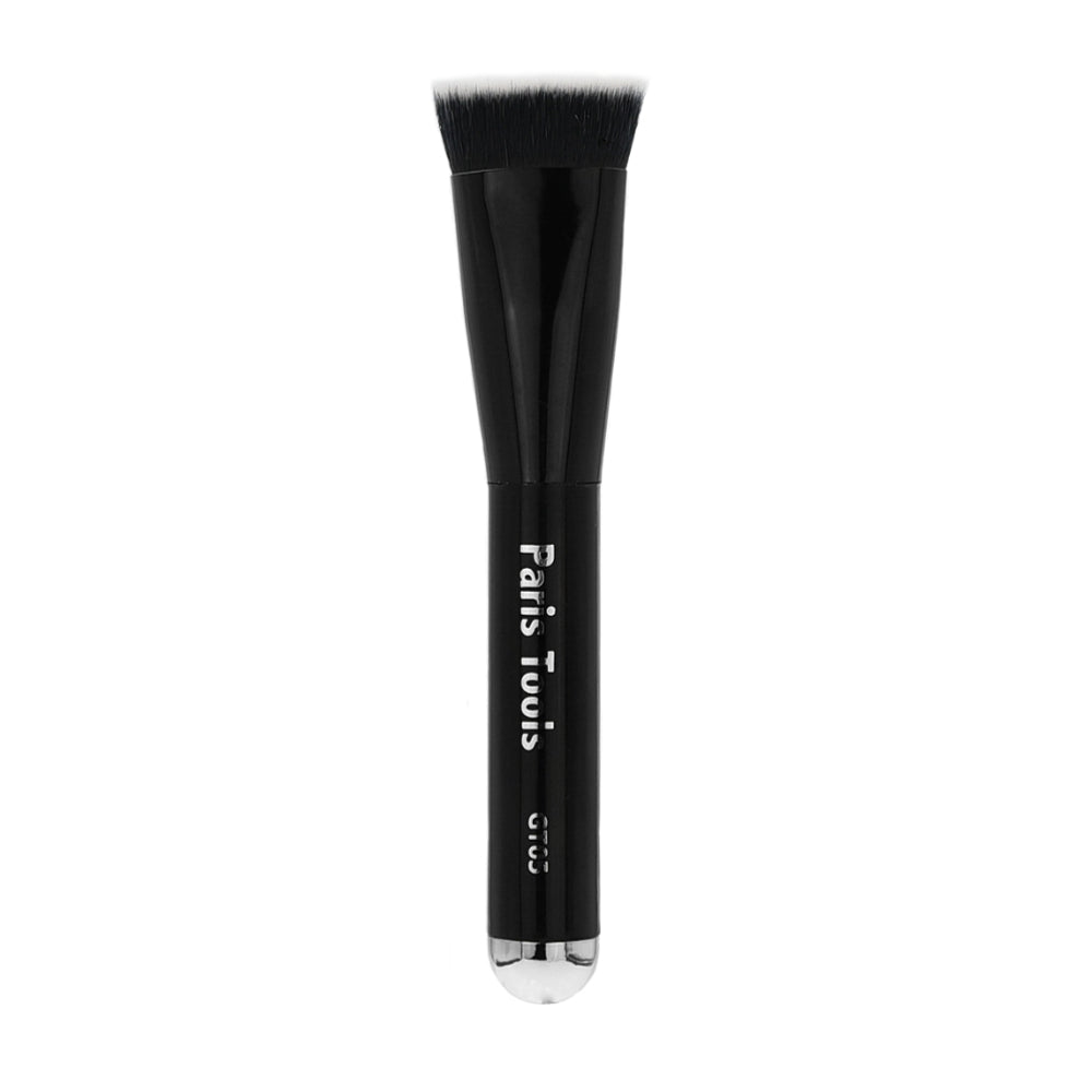 Contour Brush - GT05, 100% synthetic and vegan, perfect for buffing cream and powder into facial contours.