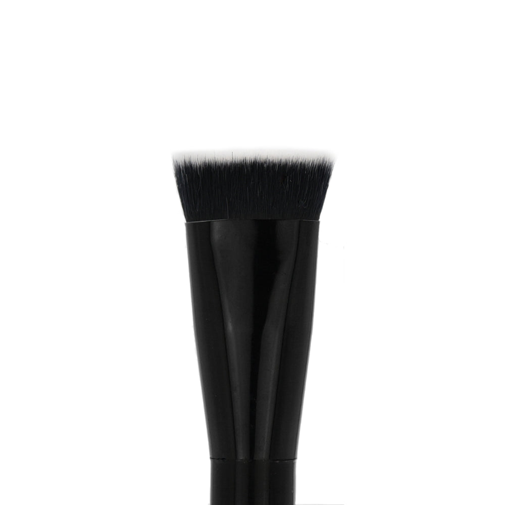 Contour Brush - GT05, 100% synthetic vegan brush for buffing cream and powder products, ideal for face contouring beauty routine