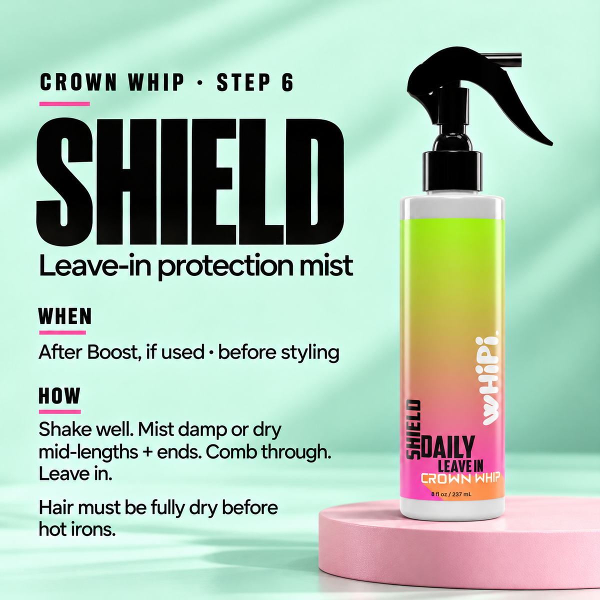 SHIELD- Crown Whip- Protection Mist