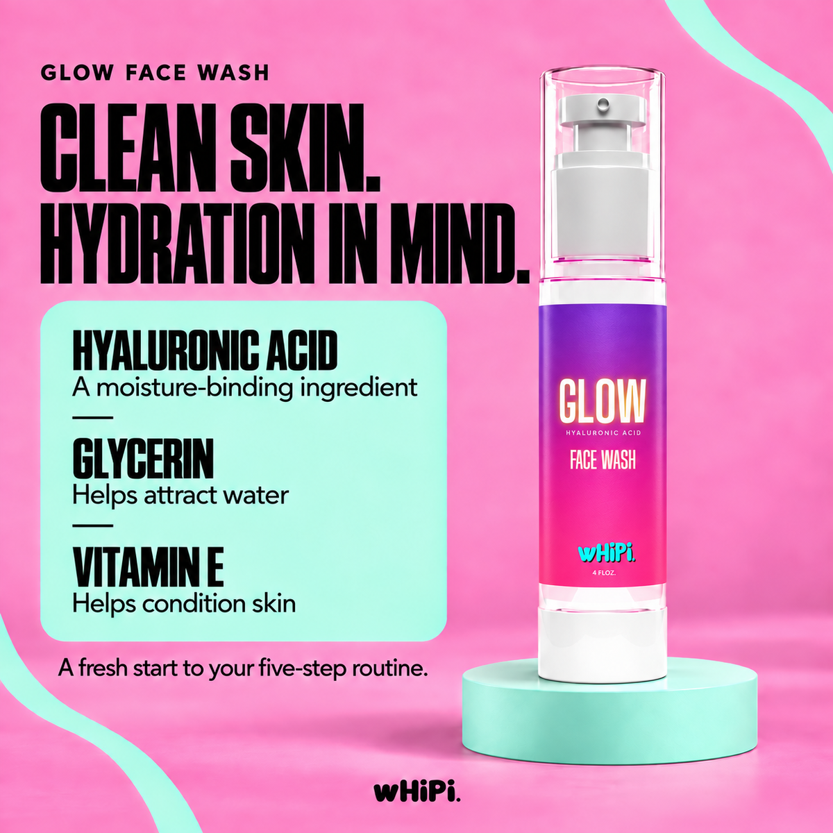 GLOW Hyaluronic Face Wash