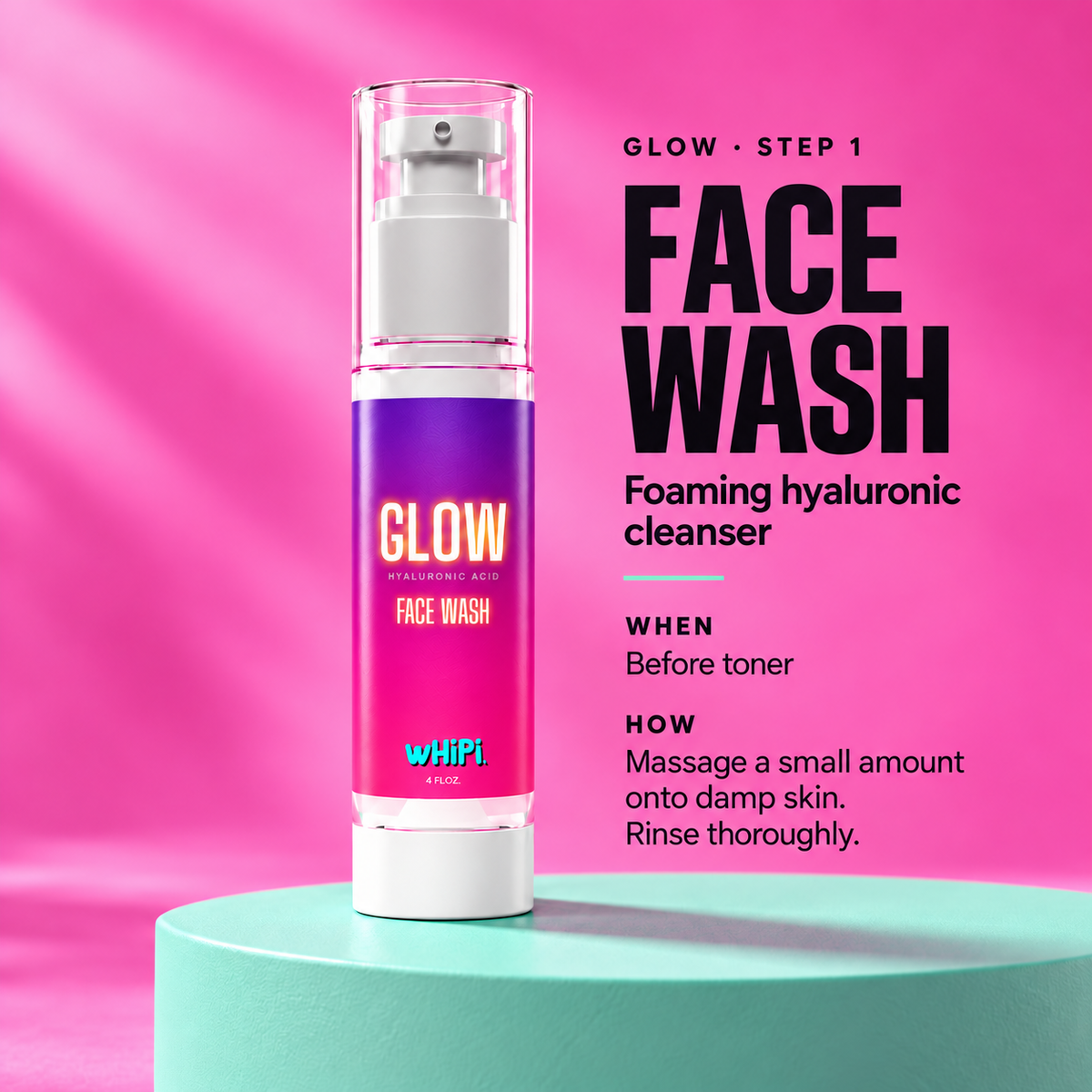 GLOW Hyaluronic Face Wash
