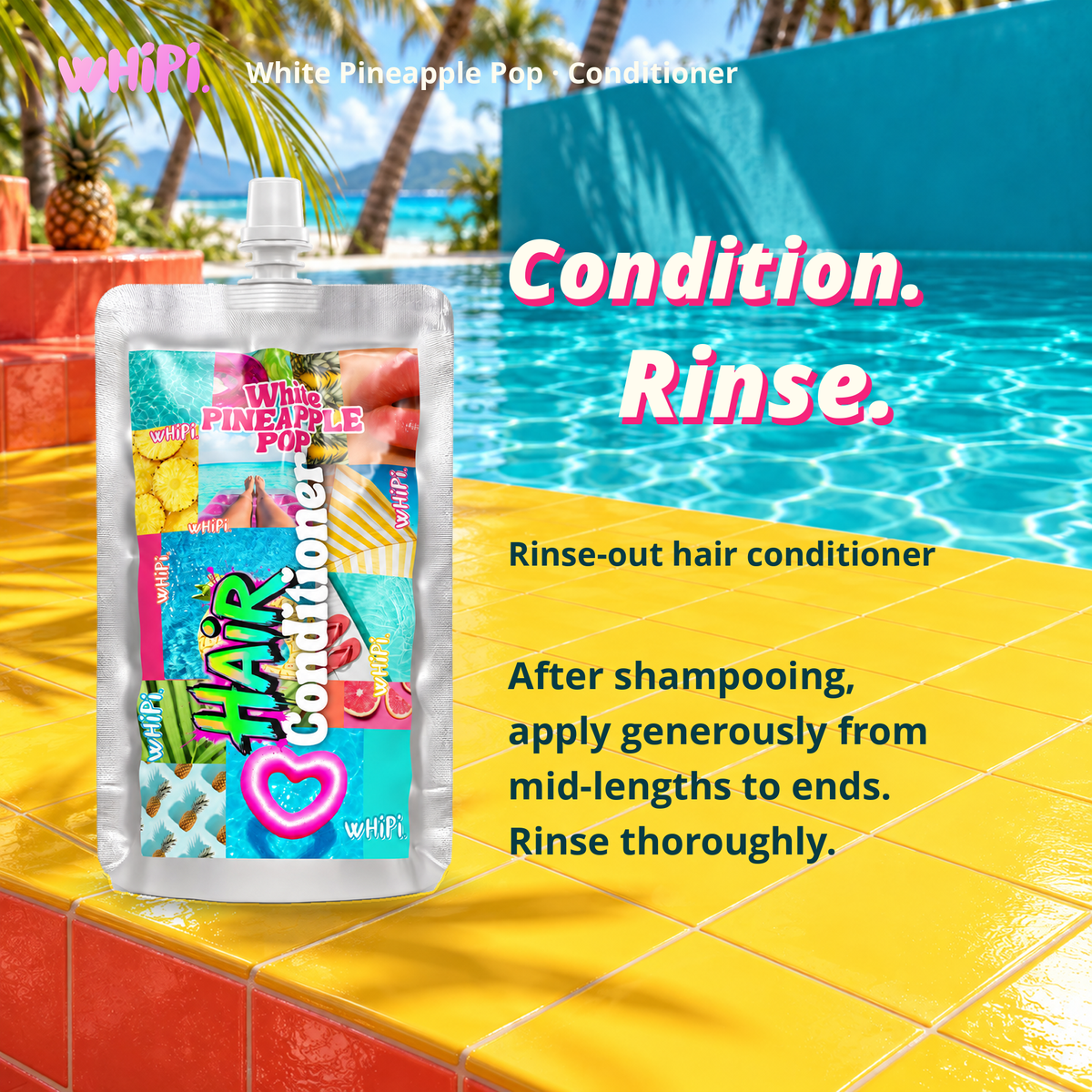 White Pineapple Pop Conditioner- 8 oz