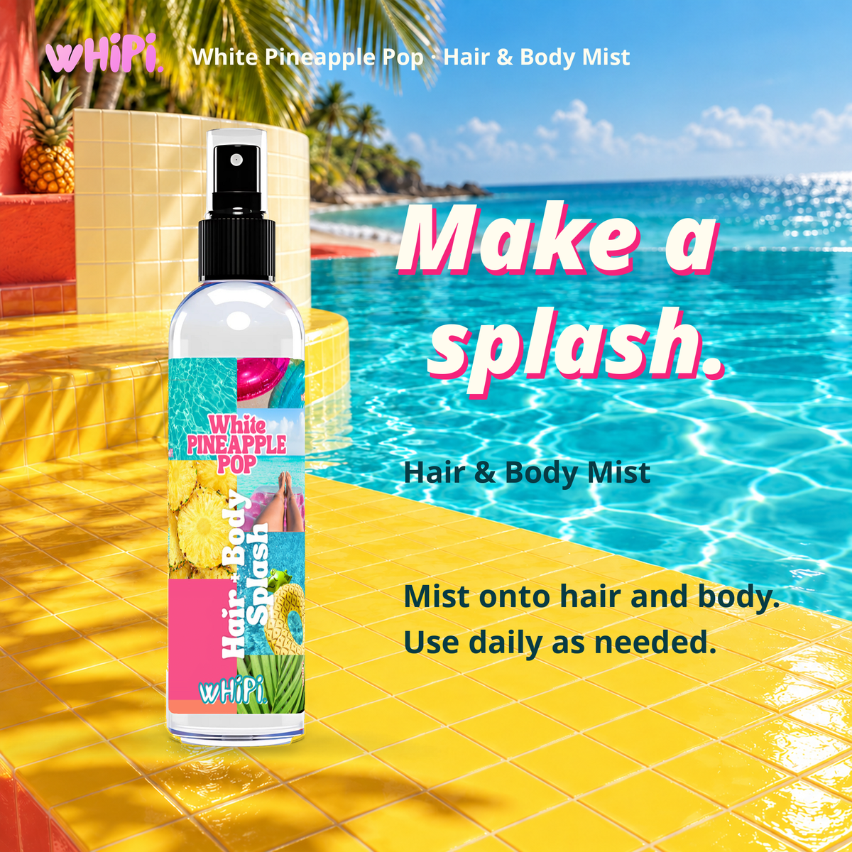 White Pineapple Pop Hair & Body Mist