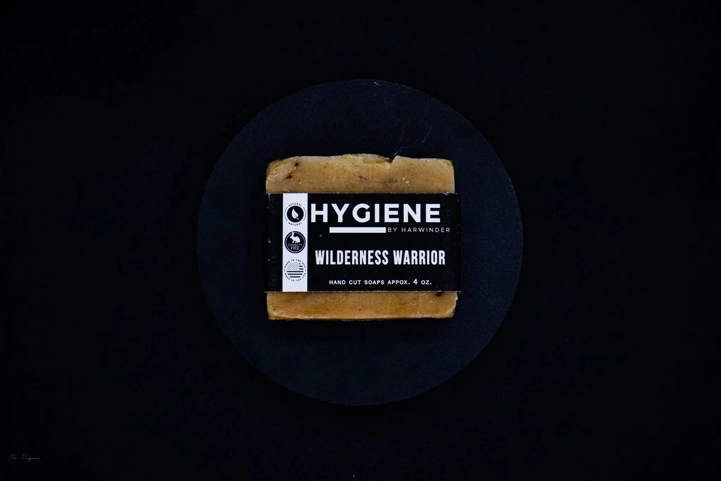 Wilderness Warrior Bar Soap for men with earthy, calming scent ideal for effective grooming in the great outdoors.